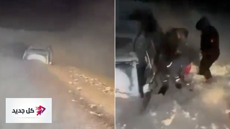نجاح عملية إنقاذ مأساوية.. شبان عالقون داخل سيارة حاصرتها ثلوج العاصفة على ارتفاع 2150 متراً في العاقورة (جبيل)